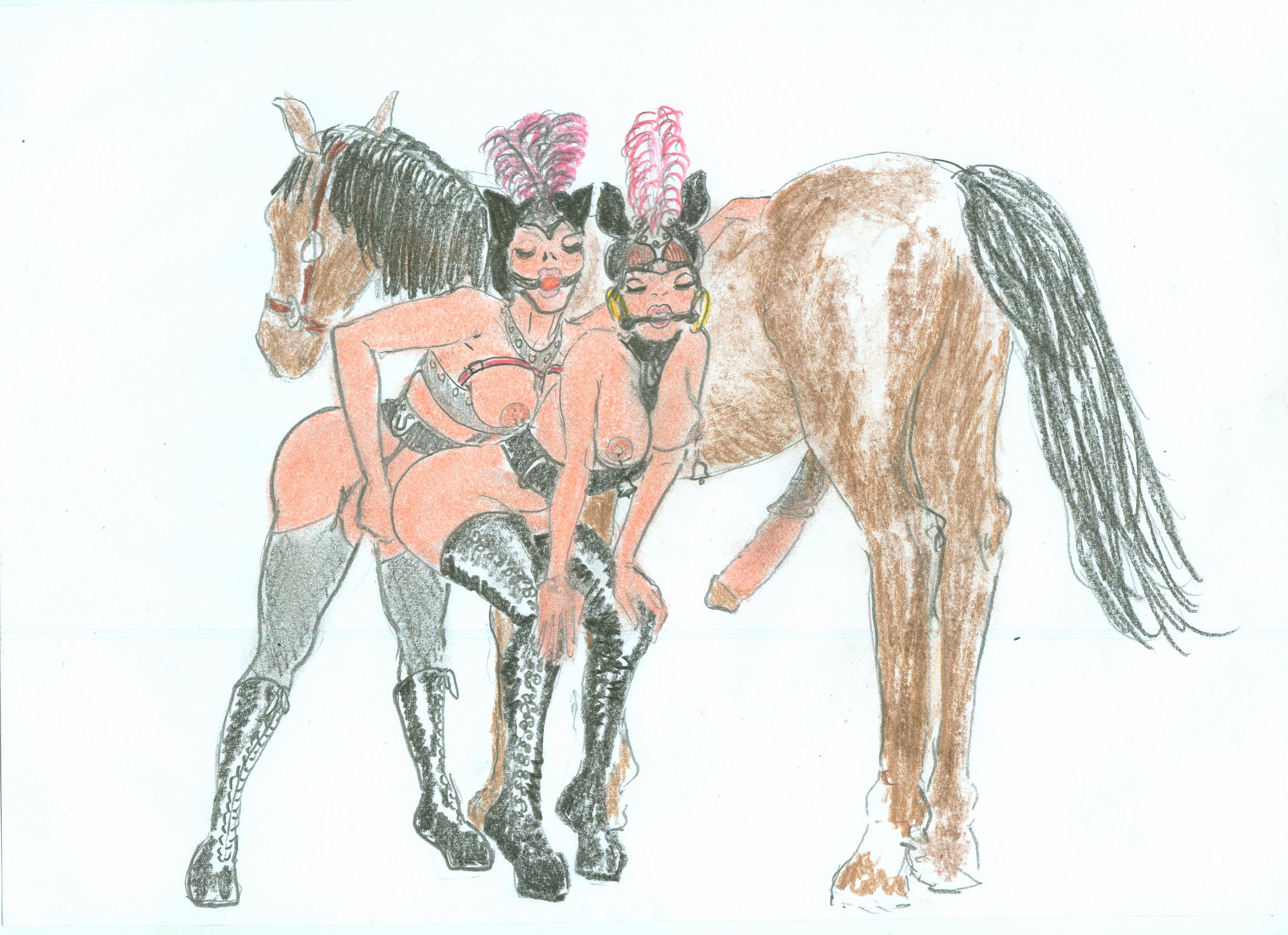 Ponygirl breeding