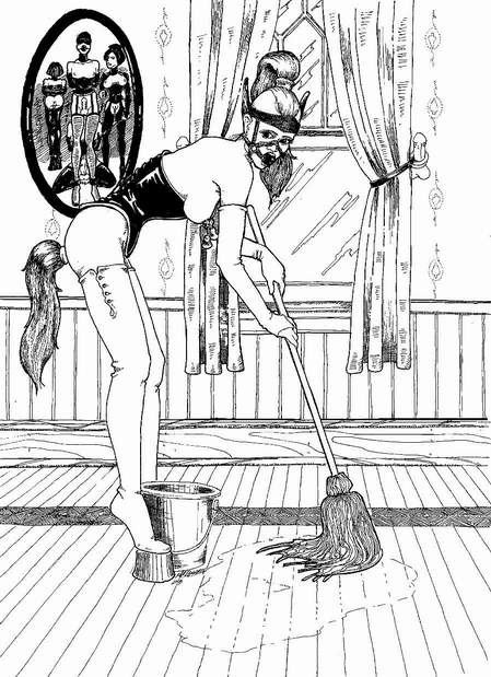 Just goes to show, a ponygirl's work is never done at SirJeff's h...