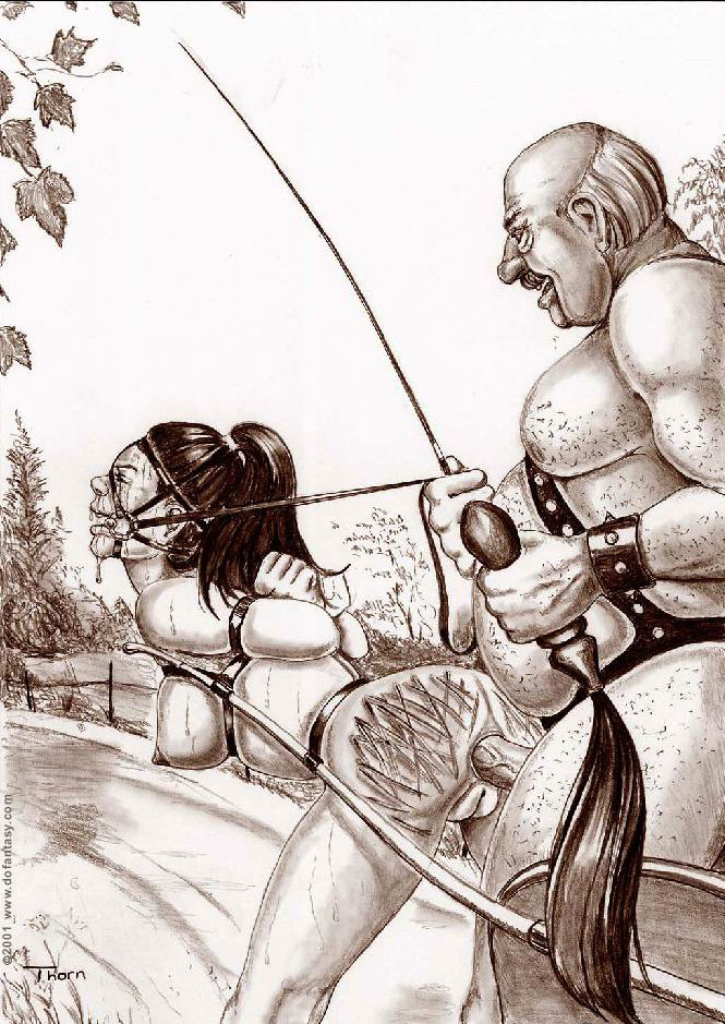 Violent slave bondage sex cartoon comic